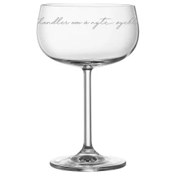 Lykketegning - Det handler om å nyte øyeblikket, Champagneglass