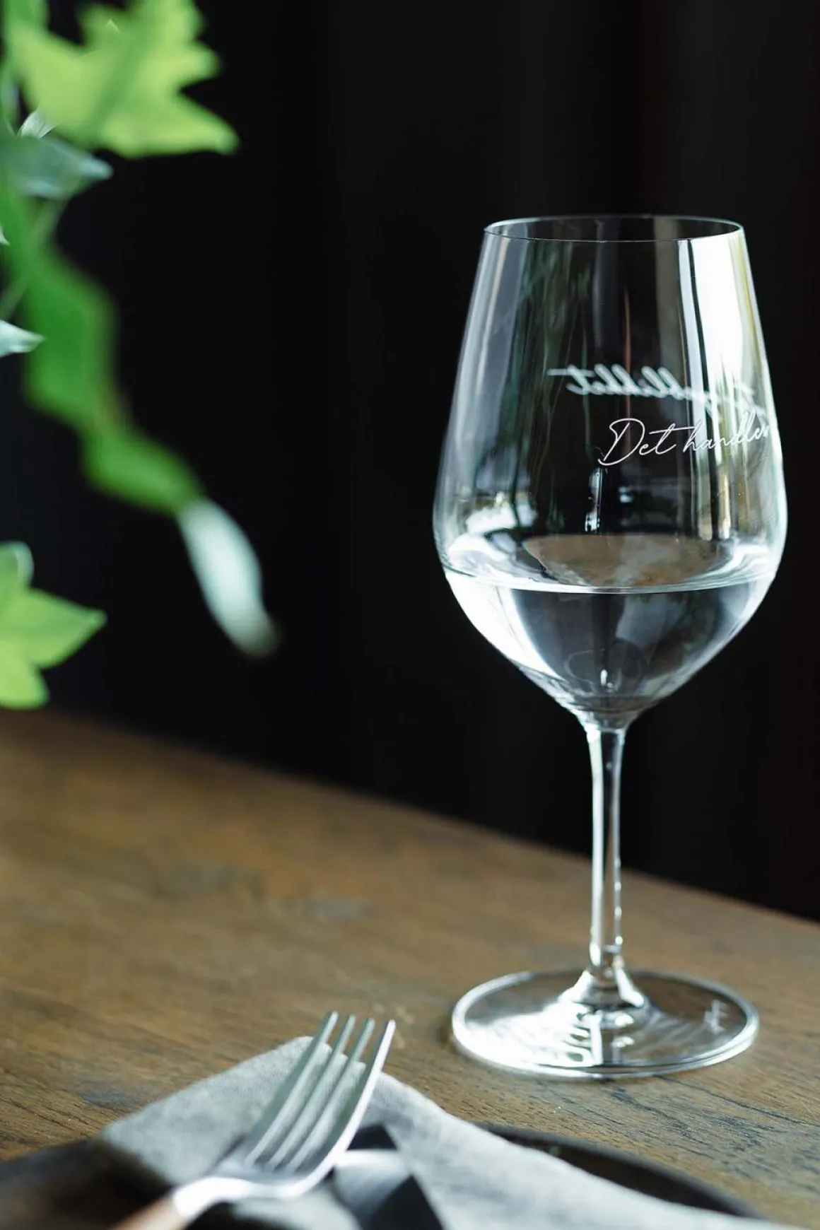 Lykketegning - Det handler om å nyte øyeblikket, rødvinsglass 62 cl