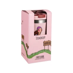 Lykketegning - Hjertets vei Termokopp rosa