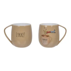 Lykketegning - Lykke Krus 40 cl lysebrun