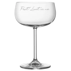 Lykketegning - Pust Livet er nå, Champagneglass 35 cl