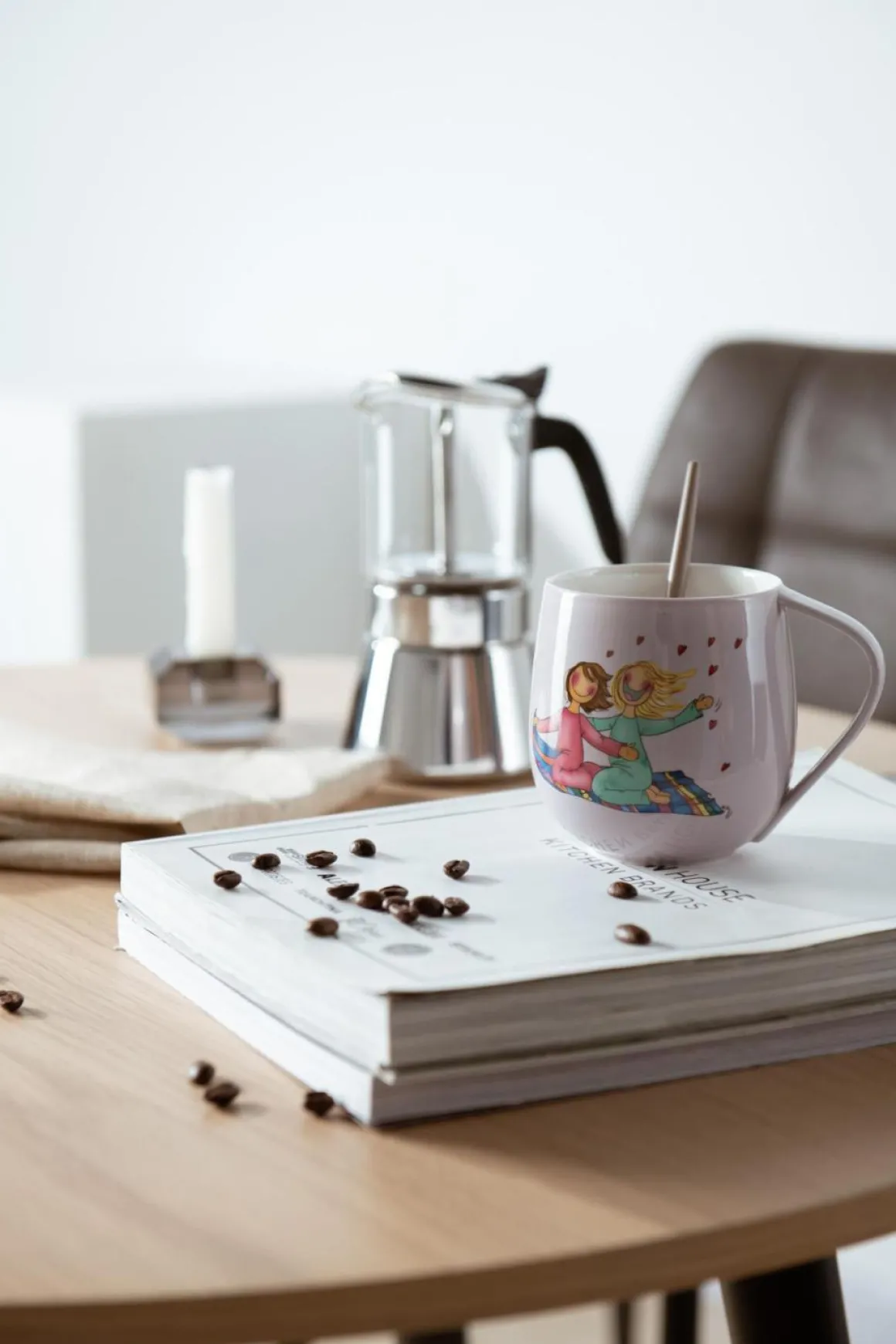 Lykketegning - Vennekrus lilla