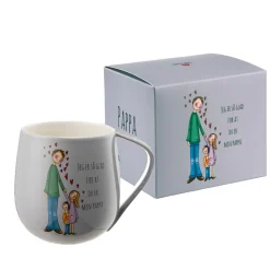 Lykketegning Pappa grå