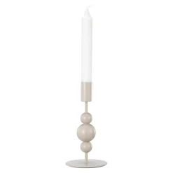 Lysestake Bubble 16,8 cm, beige