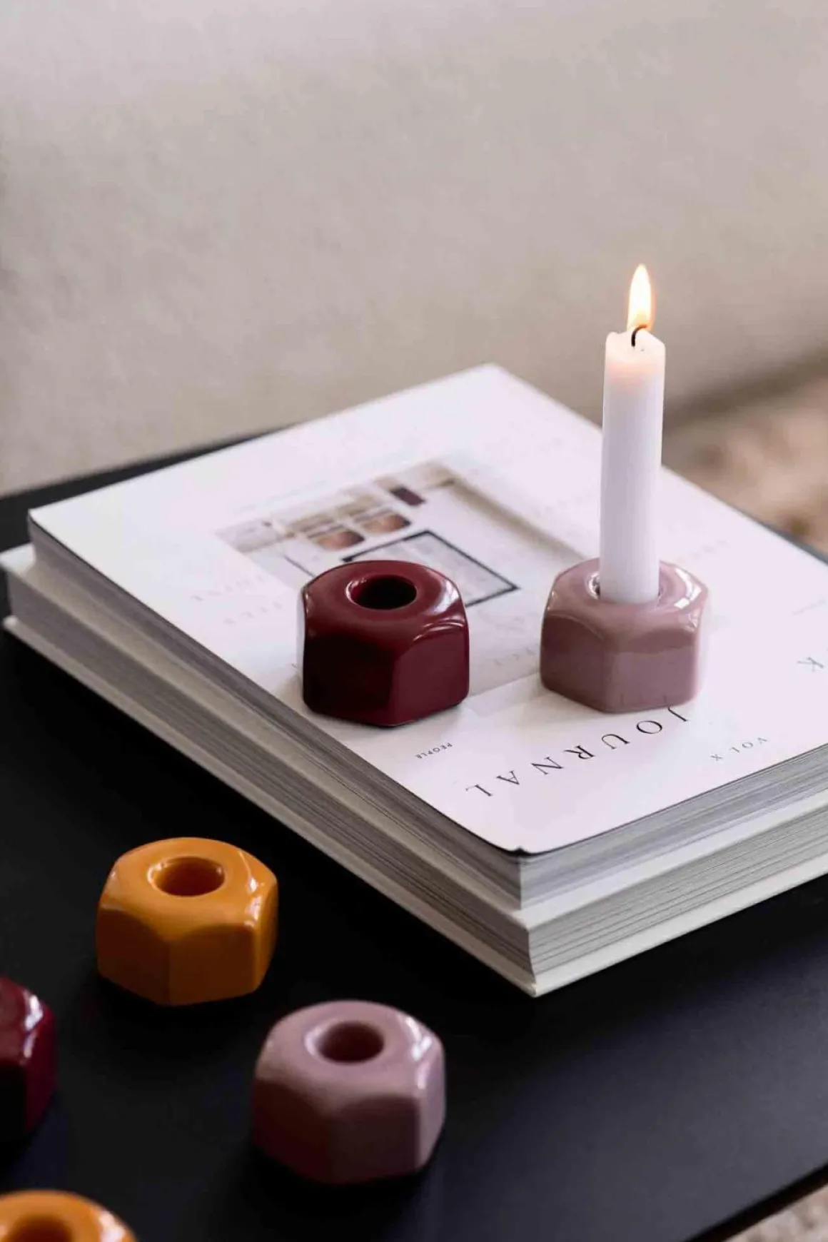 Lysestake Dora 6,7cm Oransje