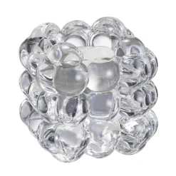 Lysestake kombi Bubbles 6,5cm klar