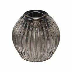 Lysestake Kombi Rille 7 cm grå