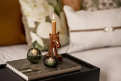 Lysestake Kombi Rille 7 cm grå