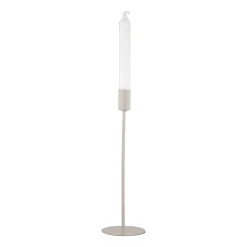 Lysestake Melina 28,5cm beige