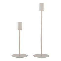 Lysestake Melina 18cm beige