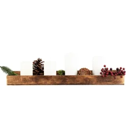 Lysfat mangotre avlangt 55X17cm