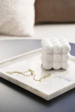 Lysfat Marmor beige 25x25cm