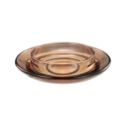 Lysholder Leo 14cm amber