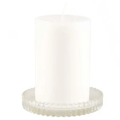 Lysholder rille 9 cm klar