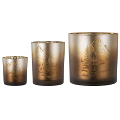 Lyslykt vinterfjell 15cm