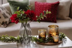 Lyslykt vinterfjell 15cm