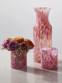 Magnor - Swirl drikkeglass/lykt rosa