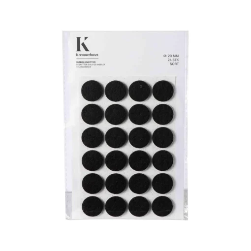 Møbelknotter Ø 20 mm sort