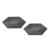 Modern House - Ime Gryteklut 2-pk sekskantet mørk grå
