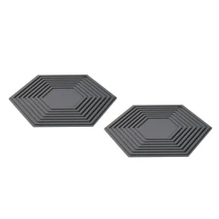 Modern House - Ime Gryteklut 2-pk sekskantet mørk grå