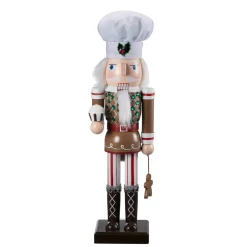 Nøtteknekker 38 cm brun