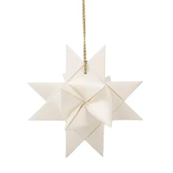 Papirstjerne 3D 2pk hvit