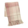 Pledd Tartan 130x170 cm rosa