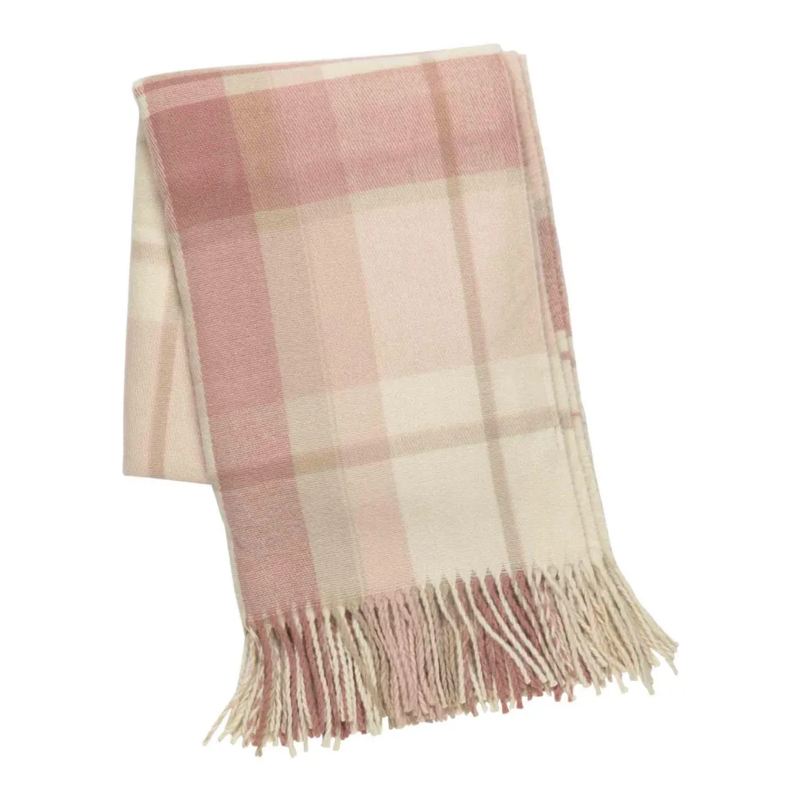 Pledd Tartan 130x170 cm rosa