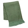 Pledd ZigZac 130x170 cm grønn