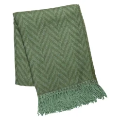 Pledd ZigZac 130x170 cm grønn