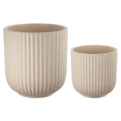 Potte Riley matt 20 cm, beige