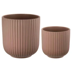 Potte Riley matt 14 cm, brun