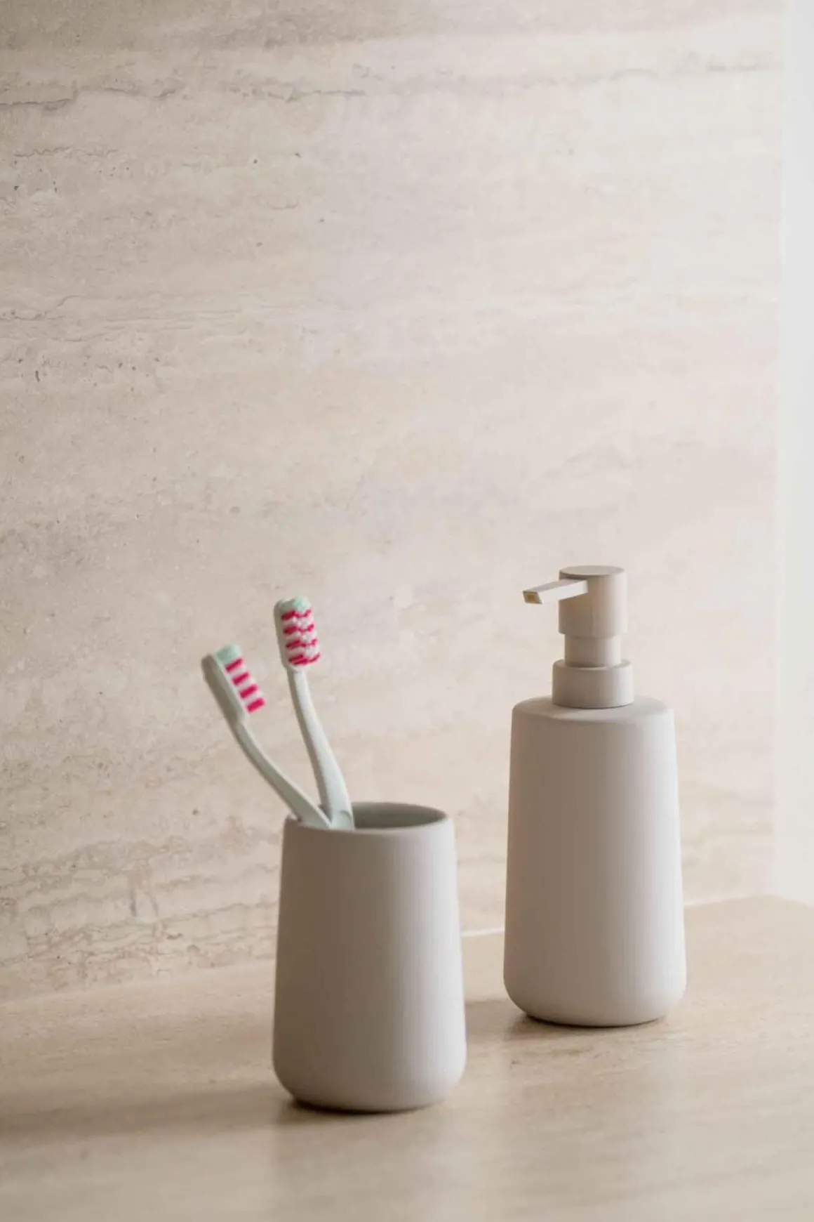 Pure Baderomssett beige