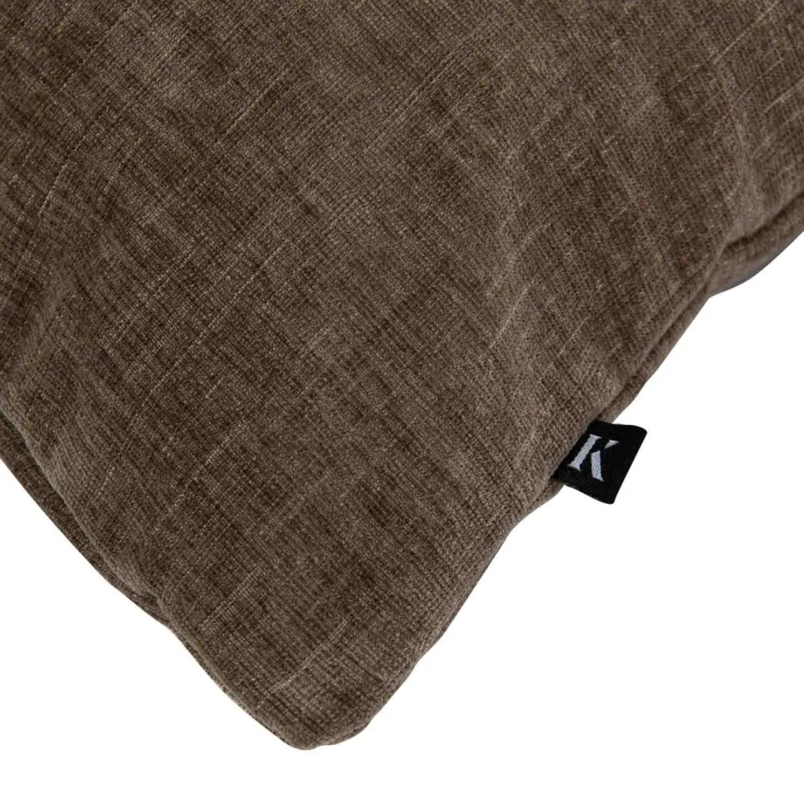 Putetrekk Chenille 48x48 taupe