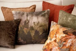 Putetrekk Chenille 48x48cm terracotta