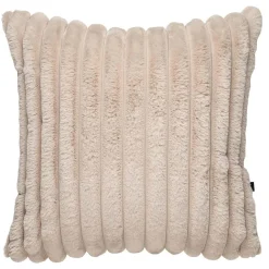 Putetrekk Faux fur striper 48x48cm
