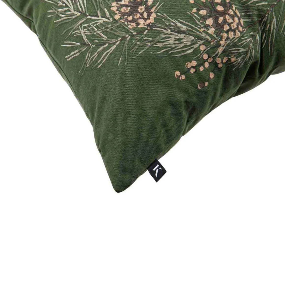 Putetrekk God Jul krans 48x48 cm grønn