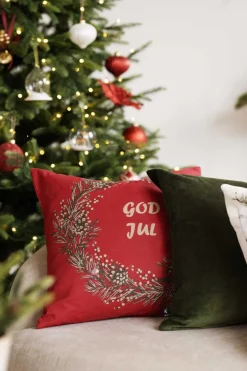 Putetrekk God Jul krans 48x48 cm