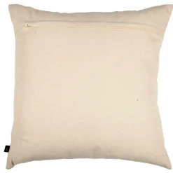 Putetrekk Gren brodert 48x48cm offwhite