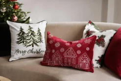 Putetrekk Julehus 40x60cm