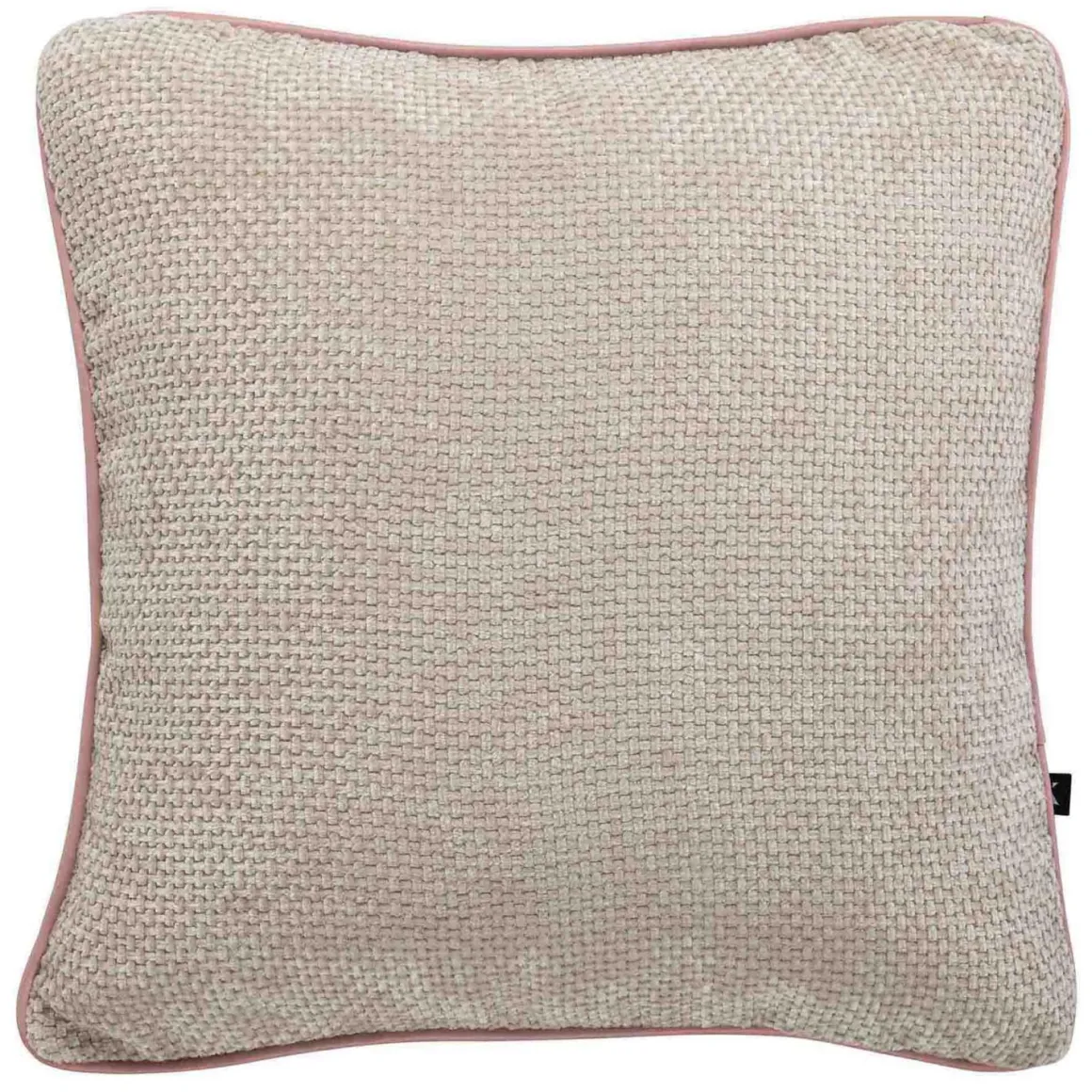 Putetrekk Kayla med piping48x48 cm lys beige