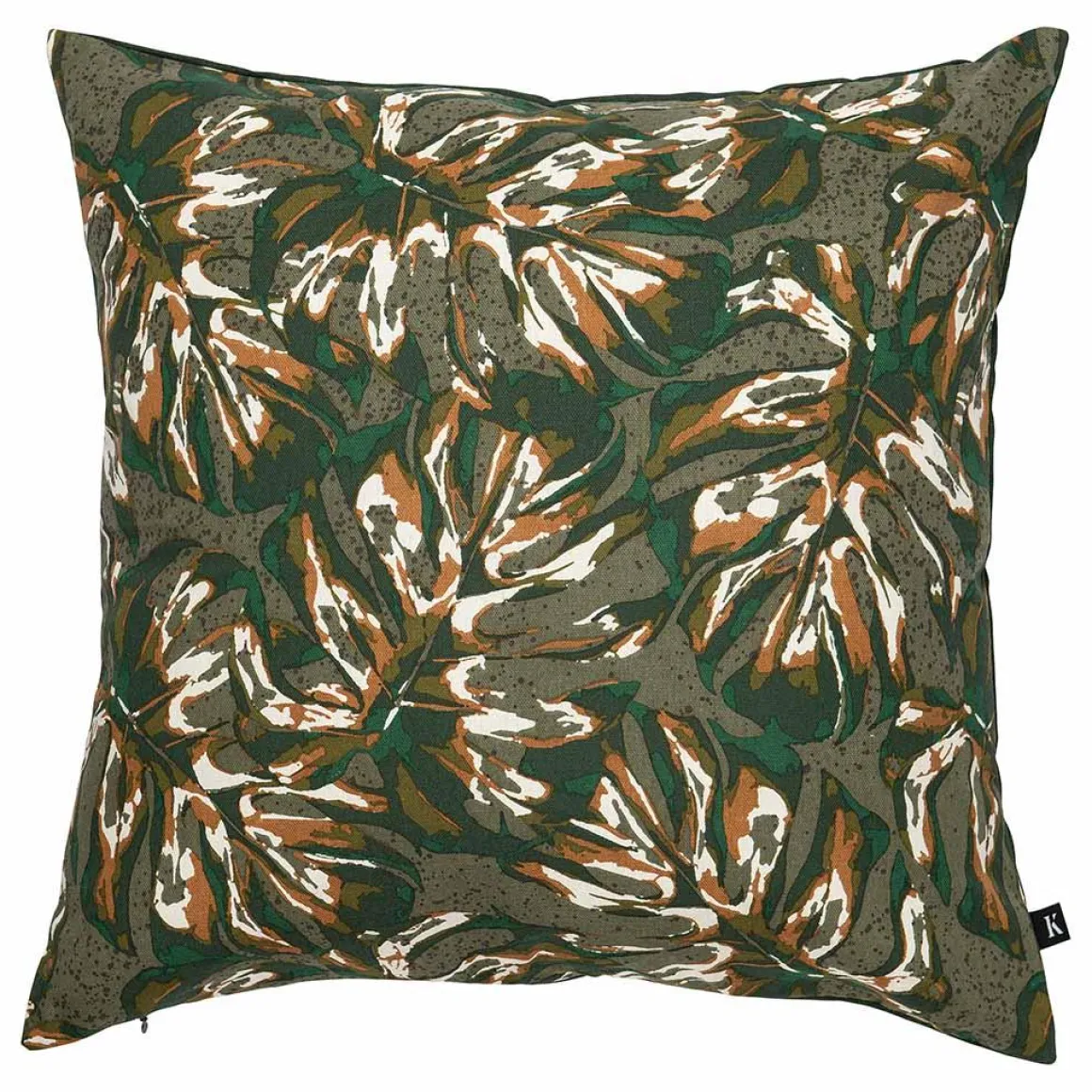 Putetrekk monstera print 48x48cm