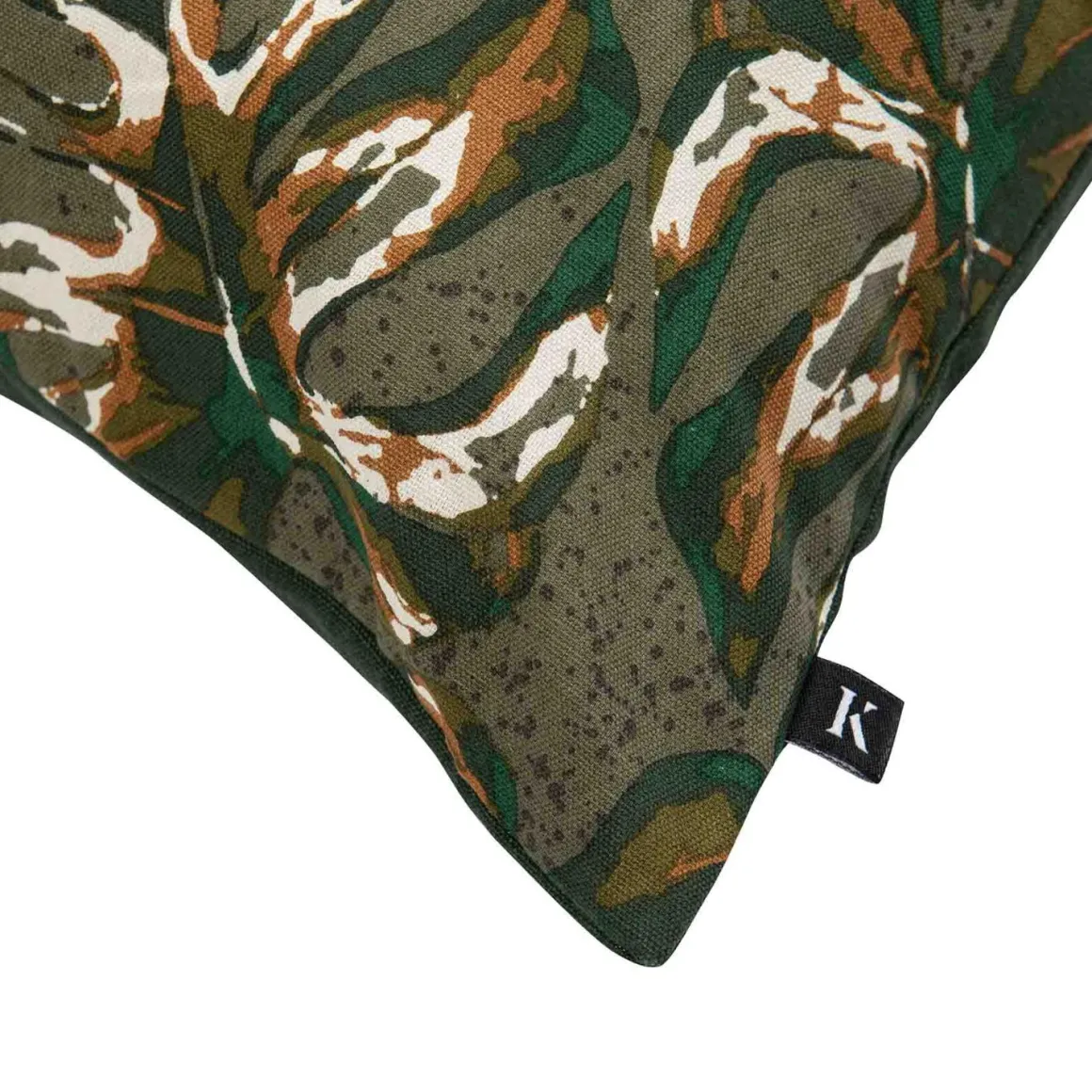 Putetrekk monstera print 48x48cm