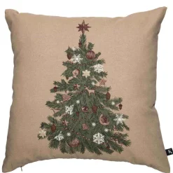 Putetrekk Nostalgisk tre 48x48 cm