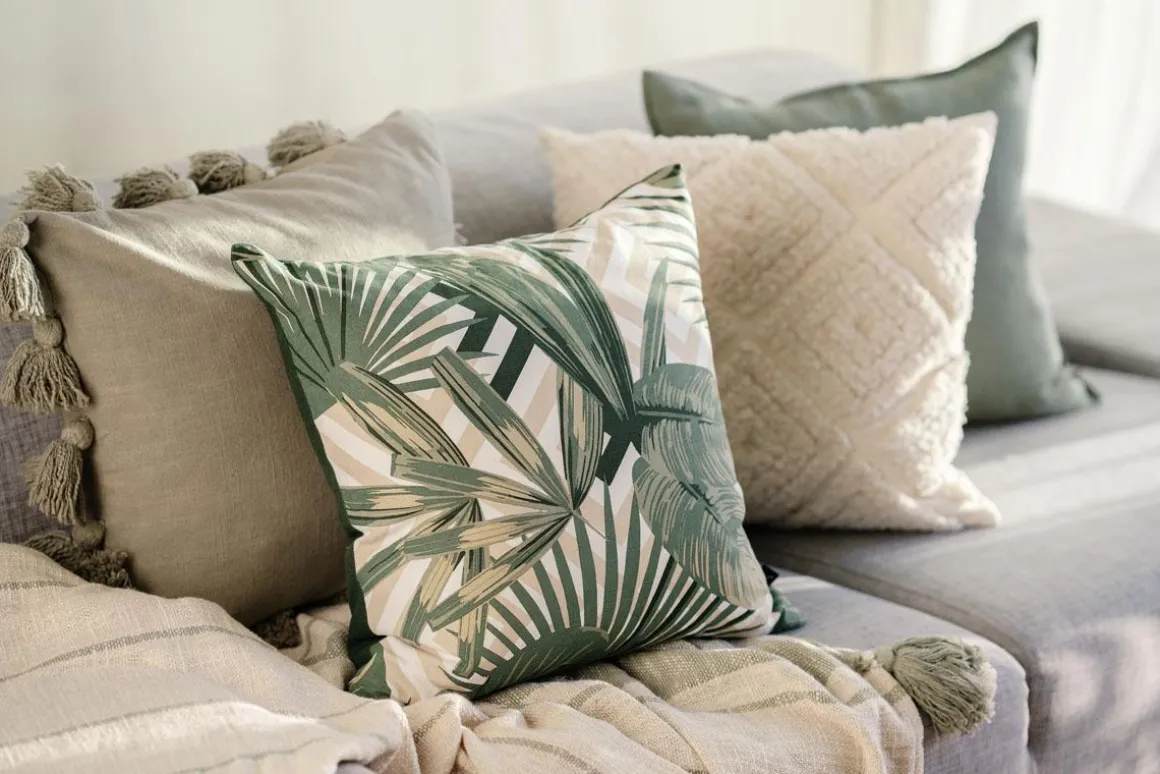 Putetrekk palmesus 48x48 cm