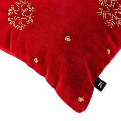 Putetrekk perler snøkrystall 48x48cm