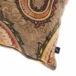 Putetrekk velur paisley 48x48 cm