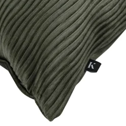 Putetrekk Waves 48x48 cm mørk grønn