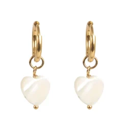 Øreringer, MOP, Gull