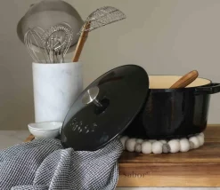 Sabor - Home Kjøkkenhåndkle 2-pk mørk grå